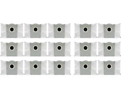 15 stuks vervangende stofzakken - Voor ECOVACS DEEBOT X8 PRO OMNI /X9 PRO OMNI /T50 Pro OMNI /T50 MAX PRO OMNI /T80 OMNI robotstofzuigers - Stofzakken met actieve koolstof -vierlaagse structuur