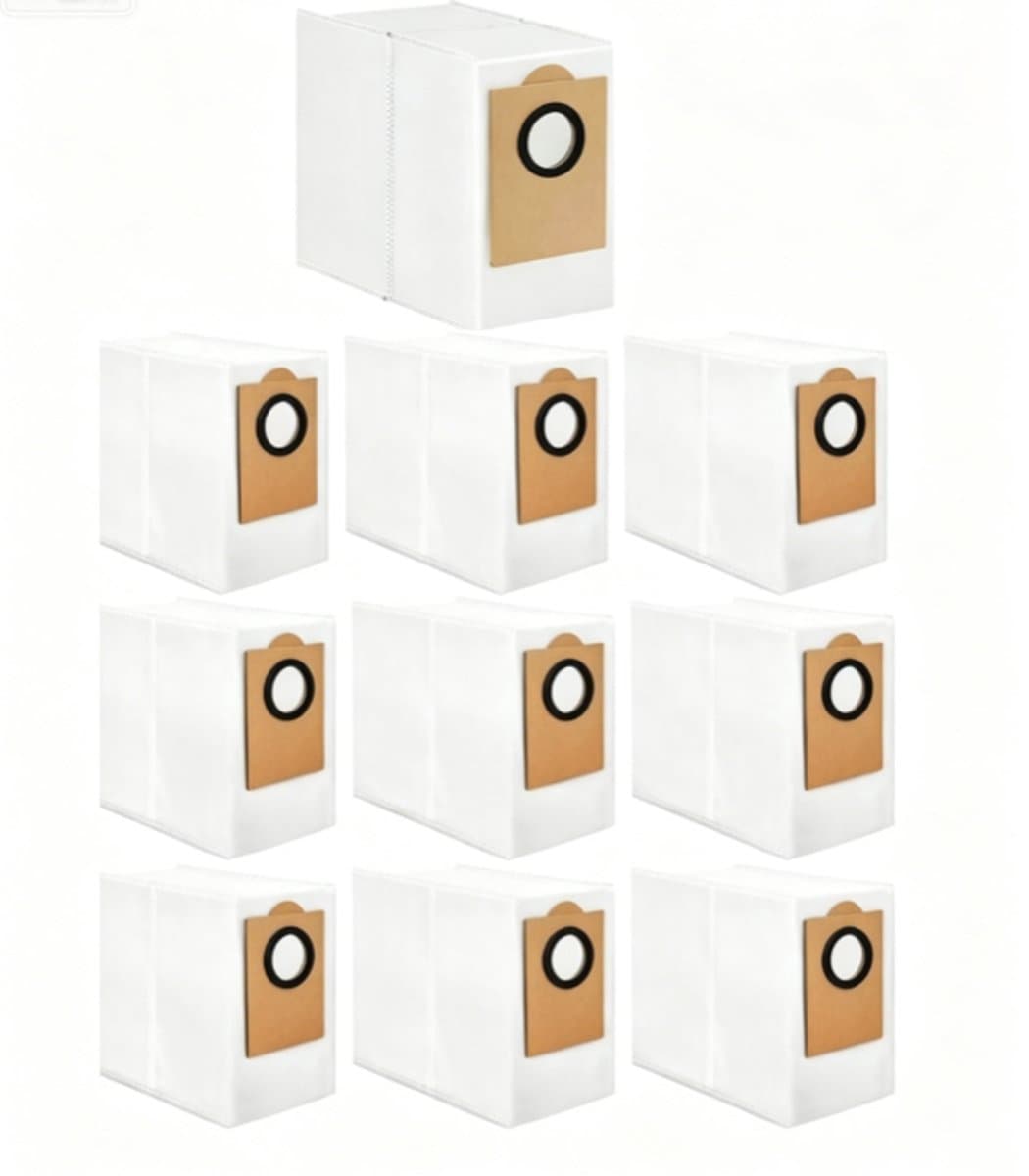 10 stuks stofzakken - Voor Lefant M3/M3 Max - stofzak met grote capaciteit- wegwerponderdelen en -accessoires voor robotstofzuigers — afbeelding 1