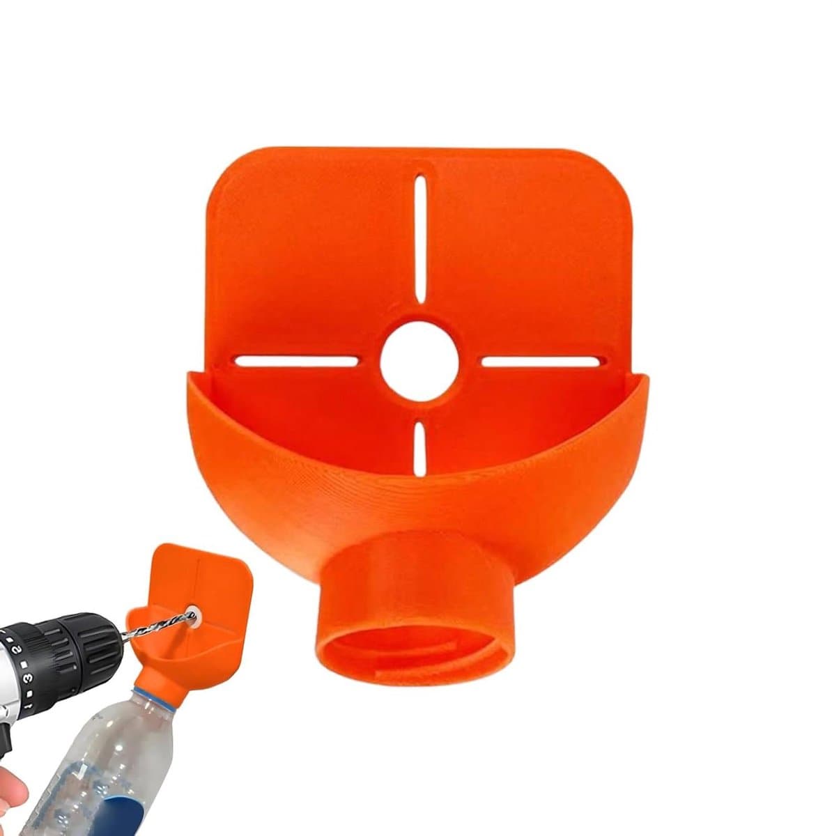 Stofverzamelaar Boor - Boorstofopvang - Werkplek Schoonhouden - Efficiënte Zuiging - 10.3 x 8.5 cm - Zwart — afbeelding 1