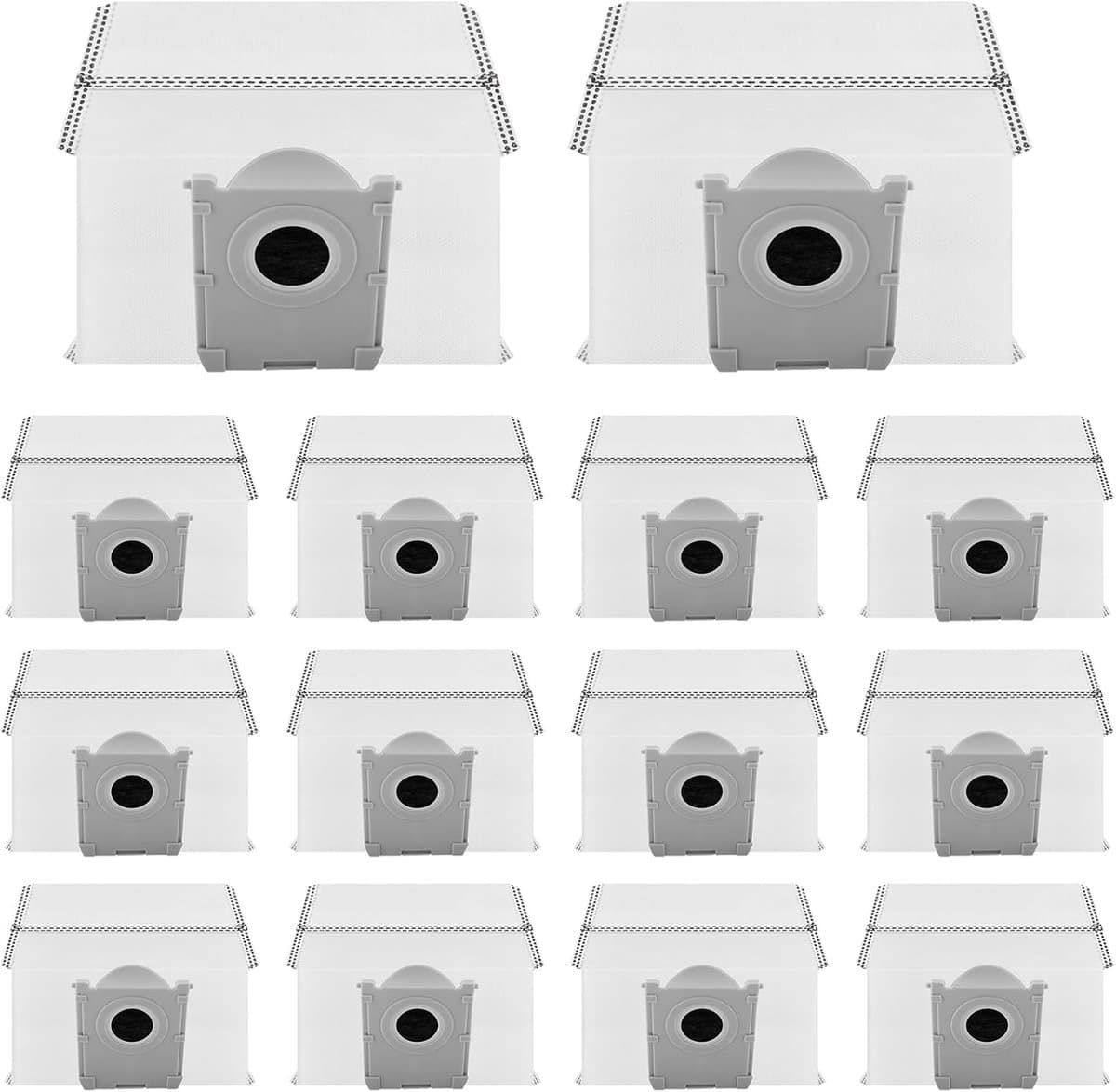 (14 Stuks) X8 Pro Omni Vervangende Stofzakken Compatibel Met ECOVACS DEEBOT X8 PRO OMNI/ T80 Omni/ T30C Omni/ X9 Pro Omni/ T50 MAX PRO Omni/ T50 PRO Omni Robotstofzuiger, Stofzakken, Stofzuigerzak — afbeelding 1