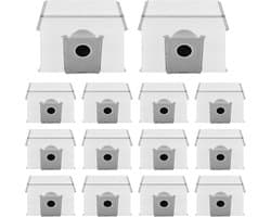 (14 Stuks) X8 Pro Omni Vervangende Stofzakken Compatibel Met ECOVACS DEEBOT X8 PRO OMNI/ T80 Omni/ T30C Omni/ X9 Pro Omni/ T50 MAX PRO Omni/ T50 PRO Omni Robotstofzuiger, Stofzakken, Stofzuigerzak