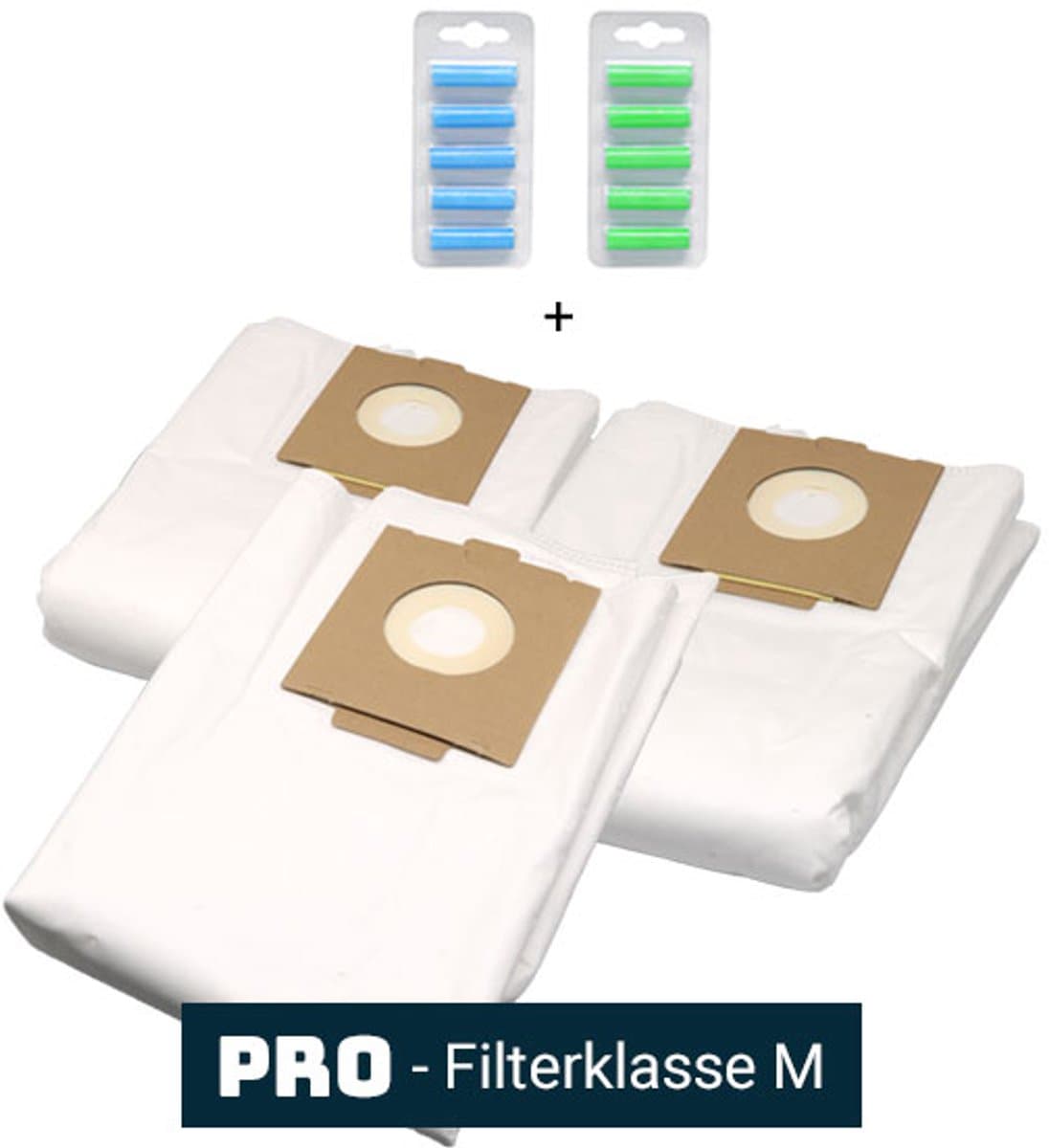 Propex Parts Stofzuigerzakken - Geschikt voor Festool 496187 PRO - 10 stuks + 10 geurstaafjes — afbeelding 1