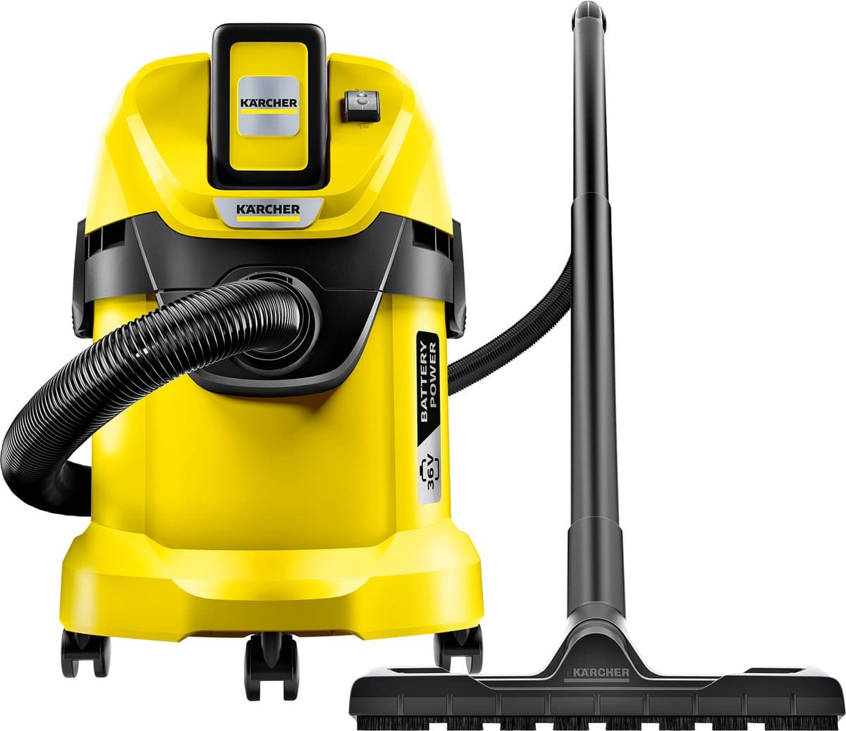 Kärcher WD 3 Alleszuiger - nat en droog vuil - 36V - incl. accu en lader — afbeelding 1