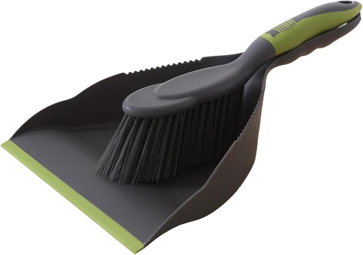 Kleine bezem stofpan - Handreinigingsset - Snelle schoonmaak - Compact en draagbaar - N.v.t. - Multikleur — afbeelding 1