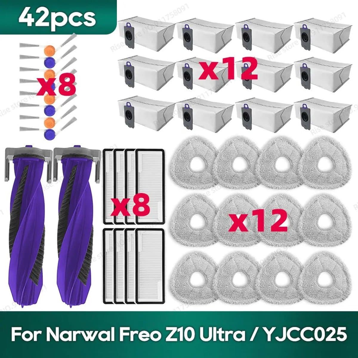 Essentiële Narwal Freo Z10 Ultra Accessoires Vervangingsset — afbeelding 1