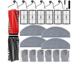 Dailygoods- Accessoires 27 Stuks - Hoofdborstel/Filters/Stofzakken - Dweilpads/Zijborstels - Onderhoudsborstel/Reinigingsborstel - Perfecte Compatibiliteit - Robotstofzuiger