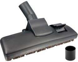 Combinatie zuigmond universeel 35 mm - incl. 32 mm reduceer ring- | Lichtgewicht model met natuurhaar en wieltjes | Geschikt voor o.a. AEG, Bosch, Electrolux, Nilfisk, Miele, Philips, Numatic, Siemens en andere merken | Multaparts® huismerk
