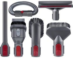ZENC® Opzetstuk Set Geschikt voor Dyson V15, V11, V10, V8, V7 & V6 Steelstofzuiger - Zuigmond - Mondstuk - Stofzuigeraccessoires - Grijs