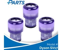 Dyson SV17 Filters (3 Stuks, Plus.Parts® alternatief voor 970013-02)