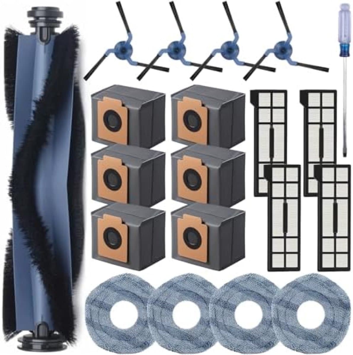 Accessoireset geschikt voor Enfy X10 Pro Omni Stofzuigerrobot — afbeelding 1