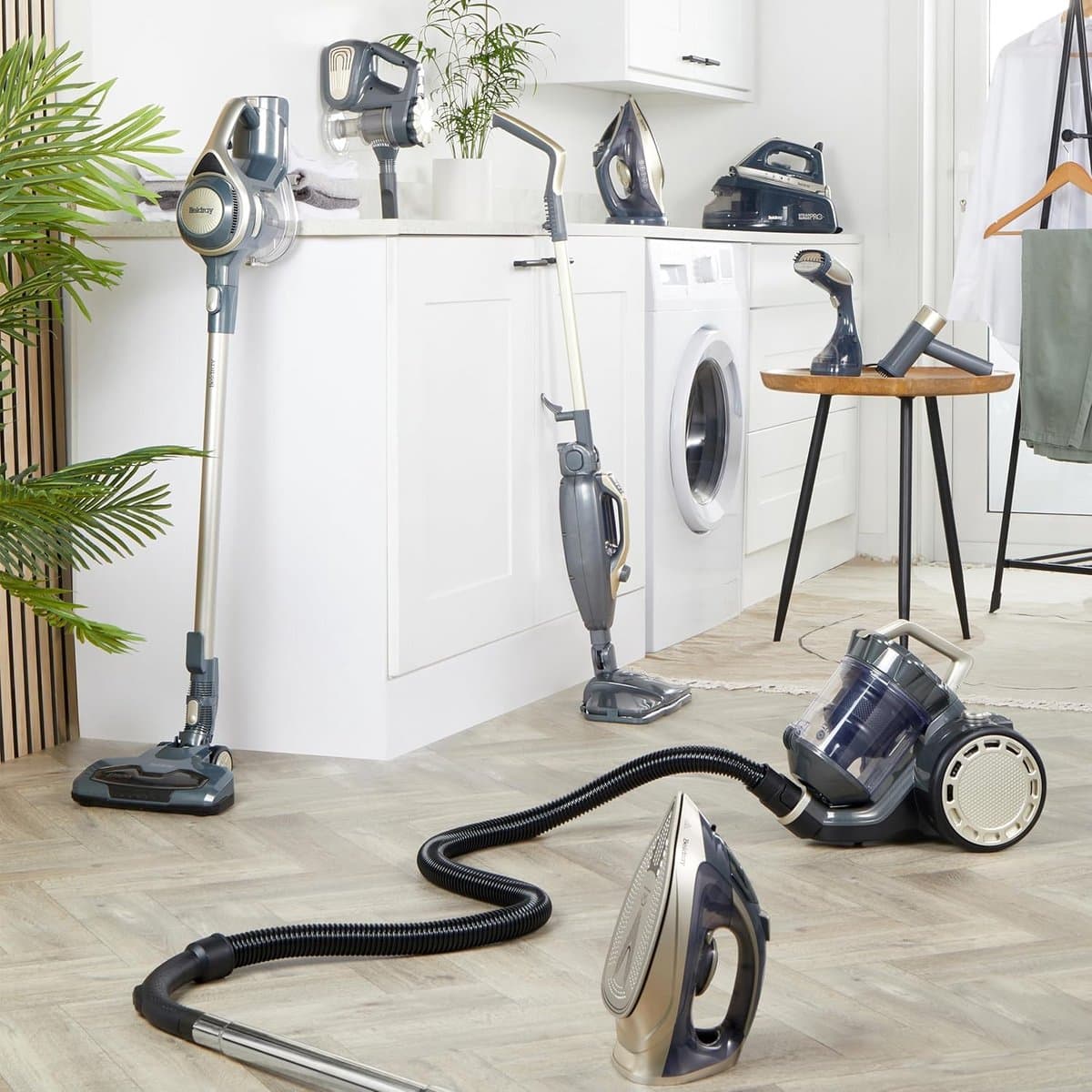 Draadloze Steelstofzuiger - Flexibele Stofzuiger - Huis Schoonmaken - Intelligente Sensor - 1 Liter Tank - Zwart — afbeelding 1