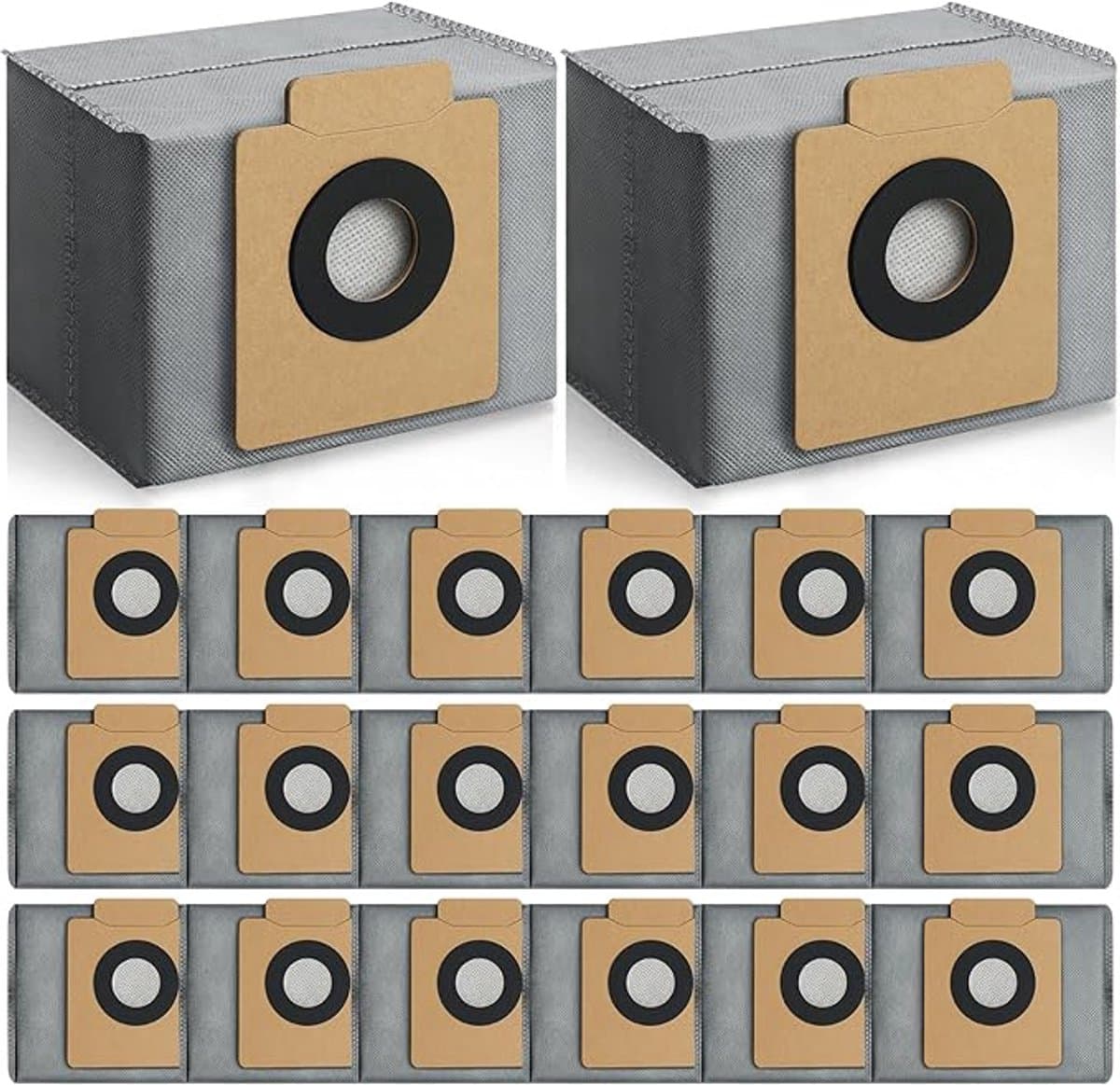 20 stuks - decoratieve accessoires - accessoireset - geschikt voor Eufy X10Pro/omni - 20 stofzakken — afbeelding 1