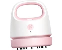 Draadloze Tafelstofzuiger - Mini Stofzuiger - Bureau Schoonmaken - USB Oplaadbaar - 3.9 x 3.4 Inch - Roze