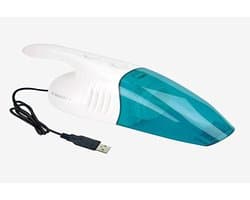 Mini Stofzuiger - Bureau Reiniger - Kantoor Schoonhouden - USB Oplaadbaar - Draagbaar Formaat - Blauw