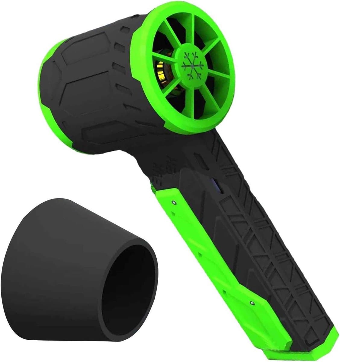 Elektrische Luchtblazer - Stofdoek Fan - Stof Verwijderen - Traploze Snelheid - 4000mAh Batterij - Grijs — afbeelding 1