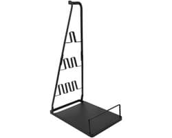 Stofzuiger Houder - Vloerstandaard Accessoires - Opbergen Reinigingsspullen - Geen Installatie Nodig - Universele Pasvorm - Zwart