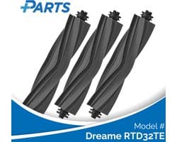 Dreame RTD32TE Borstels (3 Stuks, Plus.Parts® alternatief voor RMSRB0)