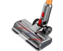 LED-verlichtte Motoriseerde Turbo Borstel Geschikt voor Dyson V7 V8 V10 V11 V15, Snelloset met Rollenborstel voor Tapijten, Parket en Tegelwerk