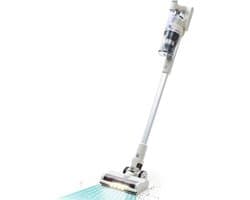 Klarstein Accustofzuiger Zonder Zak, Draadloze Stofzuiger met 4-traps E12 EPA-filter, Accustofzuiger voor Dierenharen, Tapijt & Harde Vloeren, Draadloze Steelstofzuiger Zonder Zak met 180° Zuigmond