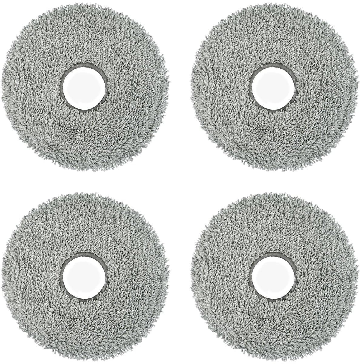 Dailygoods- Dweilpads 4 Stuks - Vervangende Dweildoeken - Geschikt voor Dreame X50/X40/X30/L10s Pro - Microvezel - Hoogwaardige Kwaliteit — afbeelding 1