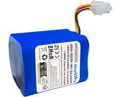 Stofzuiger Accu - Reserveaccu Robotstofzuiger - Stofzuigen Huis - Hoge Capaciteit 6600mAh - 144V - Zwart
