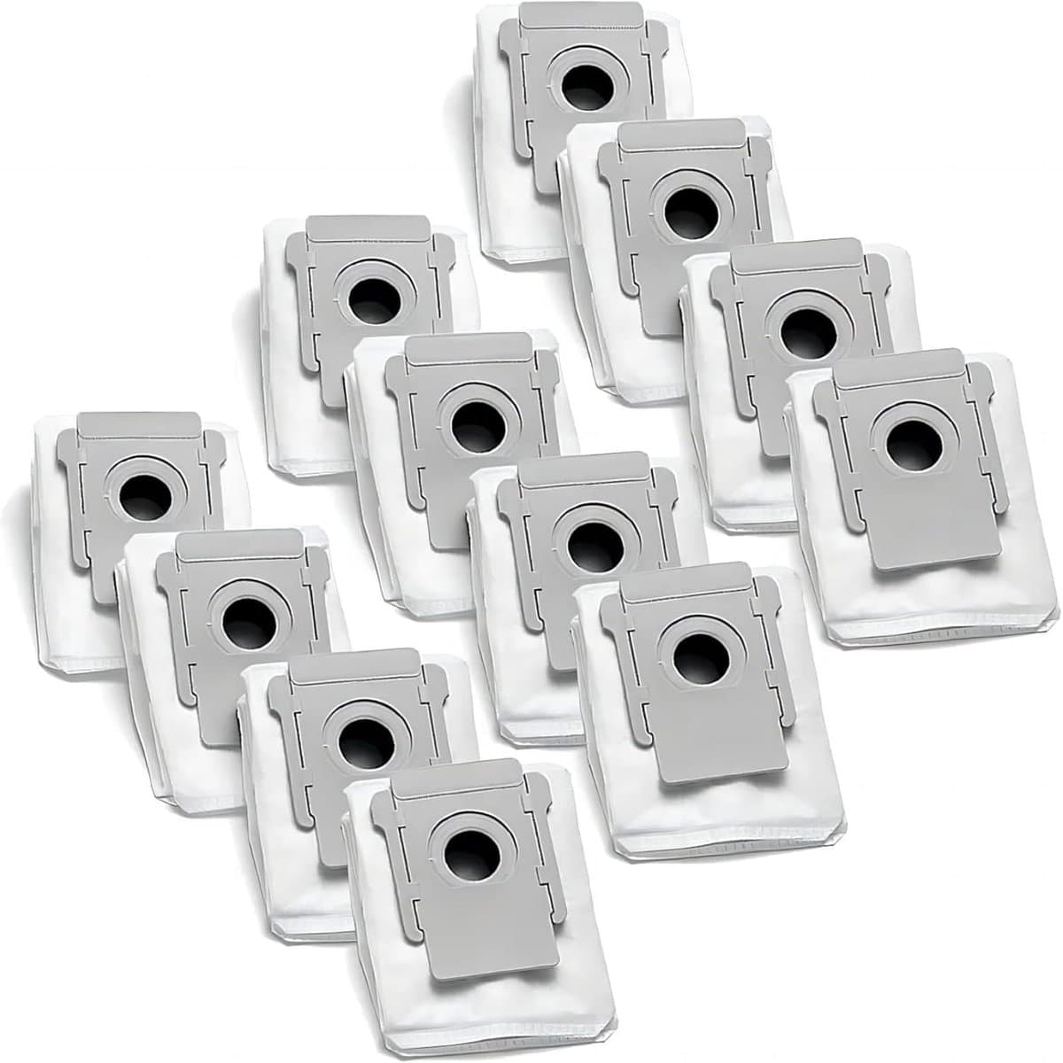 12 Stofzuigerzakken Geschikt voor iRobot Roomba i7 i7+ i8 i8+ i4 i4+ i6 i6+ j7 j7+ s9 s9+ E5 E6 E7, Vervangende Zakken Geschikt voor Roomba I/S/J-Serie, Accessoires Geschikt voor Roomba i7 Stofzuiger — afbeelding 1
