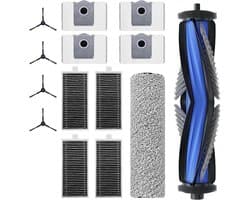 Cosensi - Accessoireset voor robotstofzuiger: 14-delig, hoofdborstel, mopreinigingsrol, filters, zijborstels, stofzakken