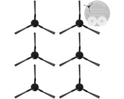 PromoHome Robotstofzuiger Zijborstels - 6 Stuks - Universele Compatibiliteit