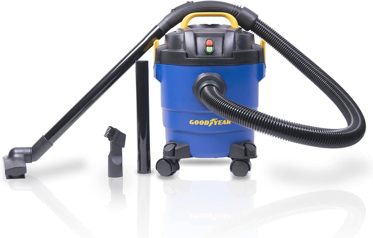 Nat-droogzuiger 1000 W - 10 L Capaciteit met Vuilopvangzak en Filtratiesysteem — afbeelding 1