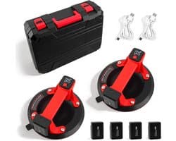 Accuzuiger Set - Handstofzuiger - Snel Schoonmaken - Inclusief Extra Accu - 35 cm - Zwart