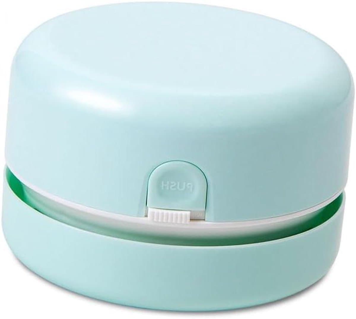 Bureaustofzuiger - Mini stofzuiger - Bureau schoonmaken - Geluidsarm ontwerp - 7 x 6 x 5 cm - Lichtgroen — afbeelding 1