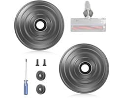 aladdien - V-Ball Wiel Accessoires - Vervangend Onderdeel - Zwart - Stofzuiger Wielen - Geschikt voor Dyson V6 V7 V8 V10 V12 DC58 DC59 DC62 DC74