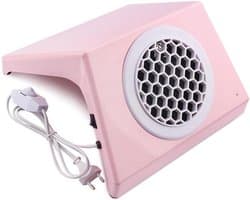 Nailstofzuiger - Nagel Afzuiger - Nagelstudio Gebruik - Krachtige Zuigkracht - 100W - Roze