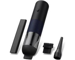 Draadloze handstofzuiger, kleine 120W 6000PA krachtige zuigkracht draagbare autostofzuiger, USB oplaadbare mini-stofzuiger, geschikt voor thuis, auto, tapijt en het reinigen van dierenharen (blauw).