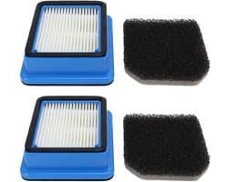 Dailygoody - Stofzuiger Filter Vervanging - Hoog rendement - Geschikt voor Q6 Q7 Q8 WQ61 WQ71 WQ81 - 2 Stuks - Filter en schijffilter