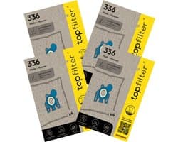 Set van 4 pakken van 4 stofzuigerzakken 64336 Miele en Hoover TopFilter Premium