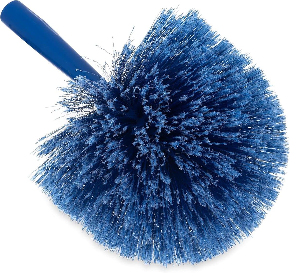 Ronde Duster - Zachte Borstels - Stof Verwijderen - Afgeronde Vorm - 17.8 cm Diameter - Blauw — afbeelding 1