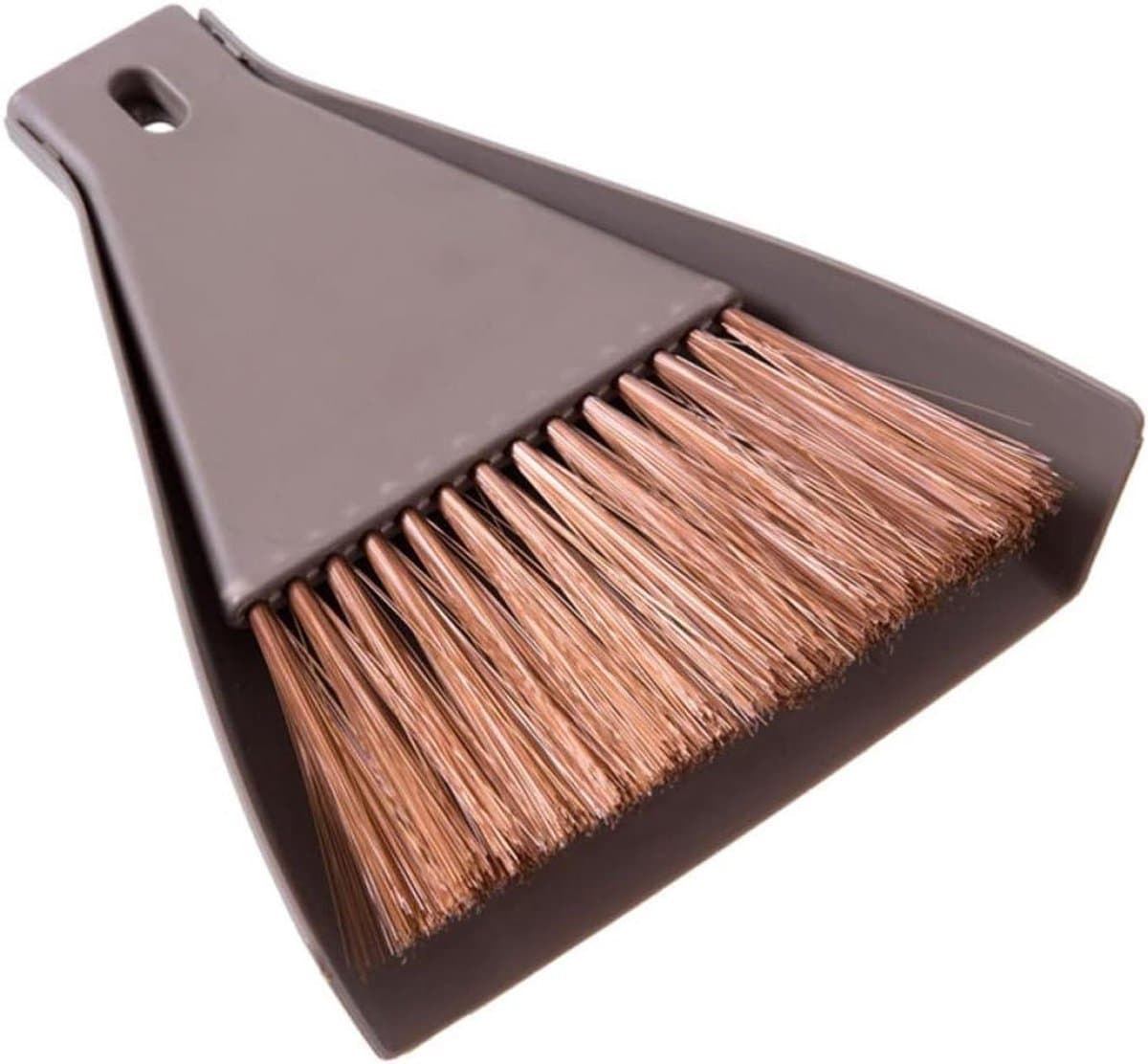 Mini Stoffer en Blik - Schoonmaakset - Kleine Ruimtes Reinigen - Compact Formaat - 17 x 15 x 5 cm — afbeelding 1
