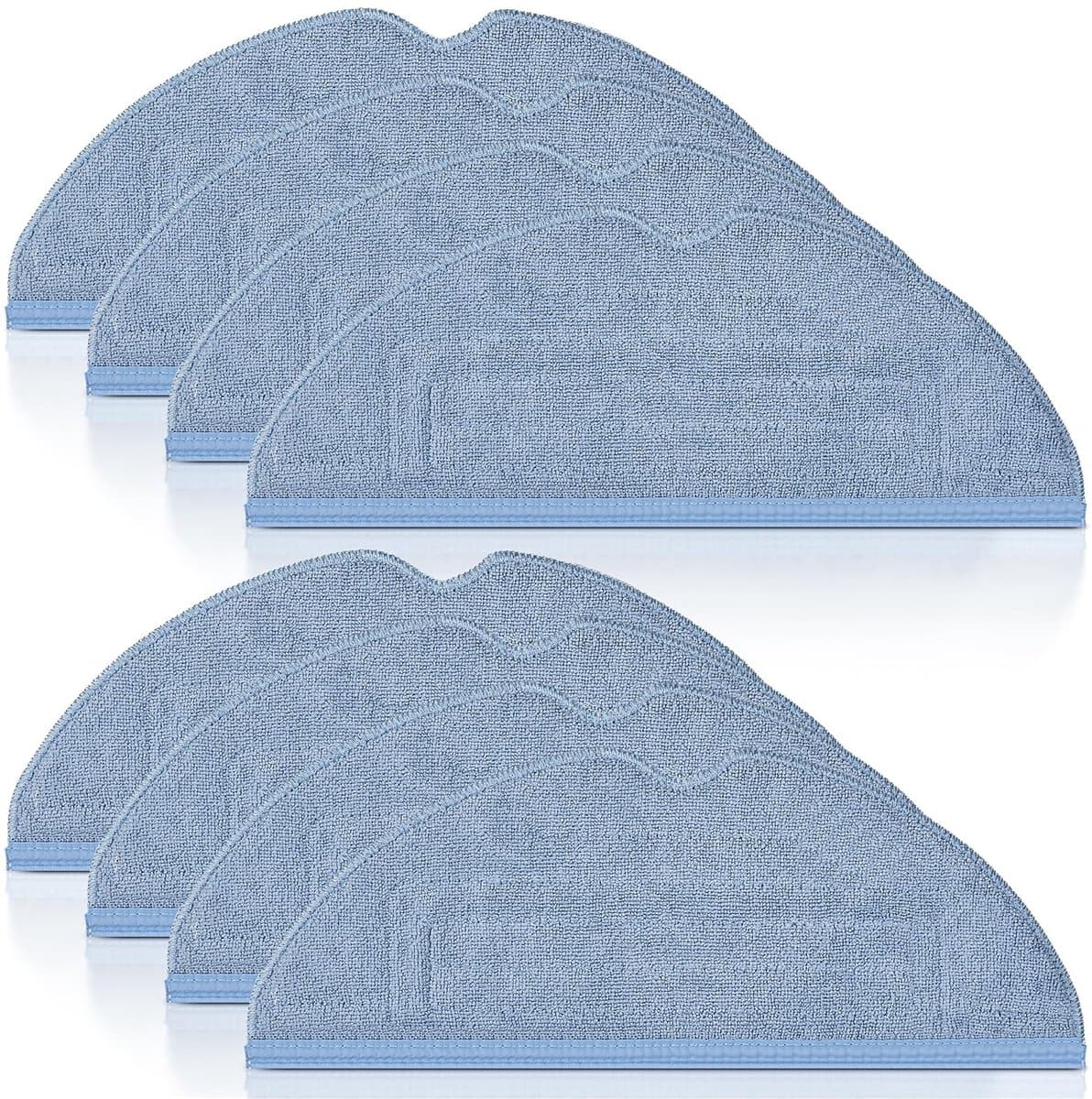 Dailygoods- Dweildoeken 8 Stuks - Accessoires voor Roborock S7/S8 - Microvezel - Versterkte Naden - Vormvast - Sterke Reinigingskracht - Reinigingsdoeken — afbeelding 1