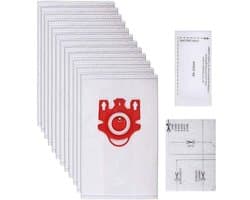 geschikt voor Miele HyClean F/J/M stofzuigerzakken, 12 stuks - geschikt voor HyClean 3D High Efficiency Series 9917710 - Hoogefficiënte filtratie en stofverwijdering - Huishoudelijke reiniging - Niet
