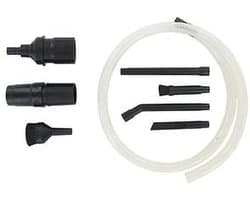 Mini Stofzuiger Opzetstukken - Schoonmaak Kit - Kleine Oppervlakken Reinigen - Compatibel Onderdeel - Set van 4 - Zwart