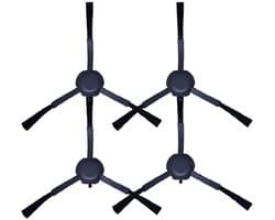 4x Zijborstel geschikt voor Dreame L10 Pro/Z10 Pro - sidebrush