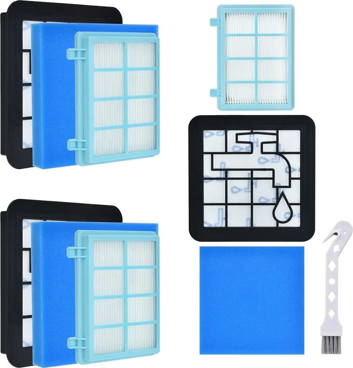 Geschikt voor Compatibel met FC8010/02 en FC9332/09 filterpatronen. — afbeelding 1