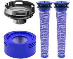 Motorachterklep geschikt voor Dyson V7 en V8 stofzuigers, inclusief 1 motorachterklep, 1 achterfilter en 2 voorfilters.