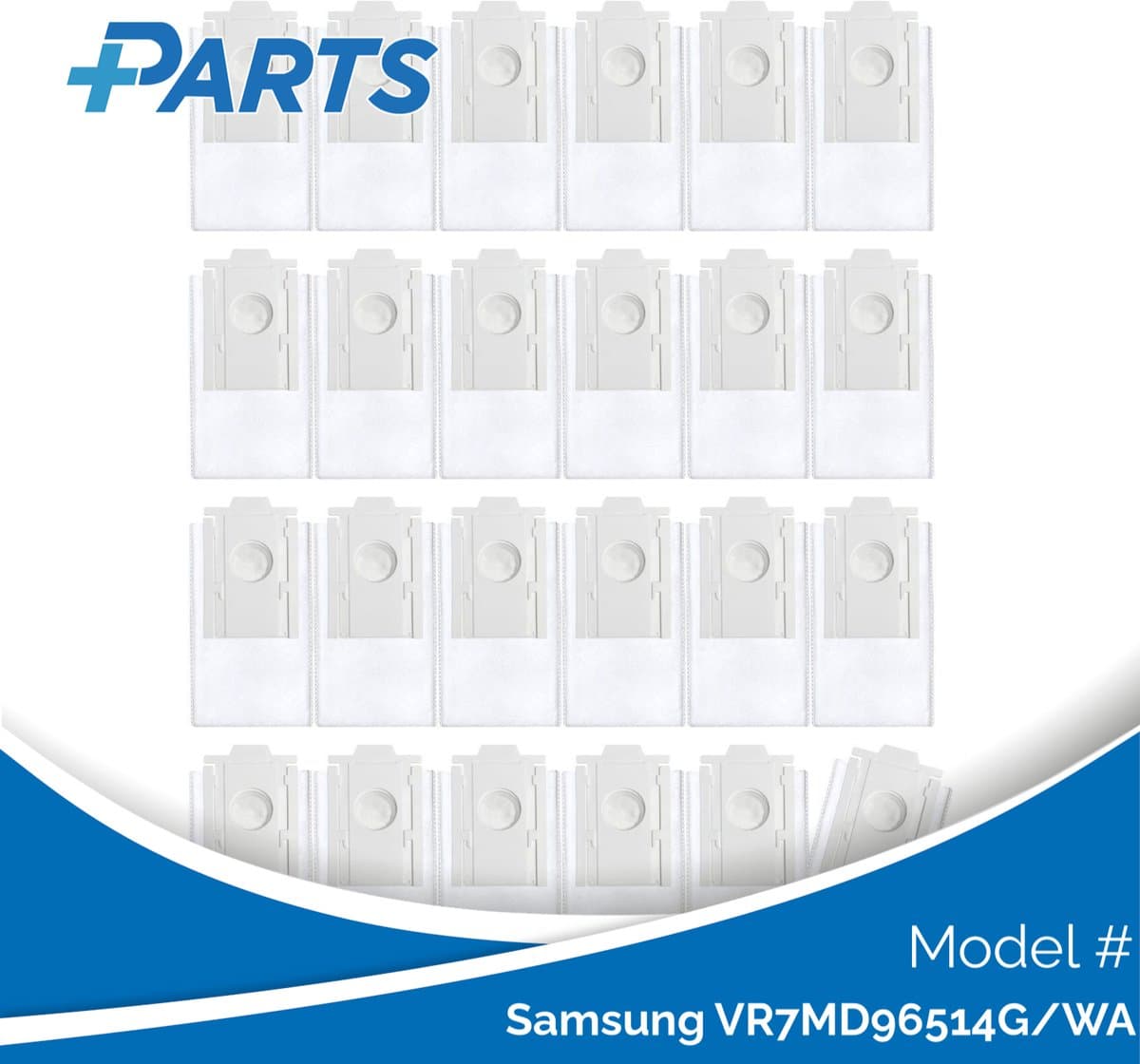 Samsung VR7MD96514G/WA Stofzakken (24 Stuks, Plus.Parts® alternatief voor VCA-RDB95) — afbeelding 1