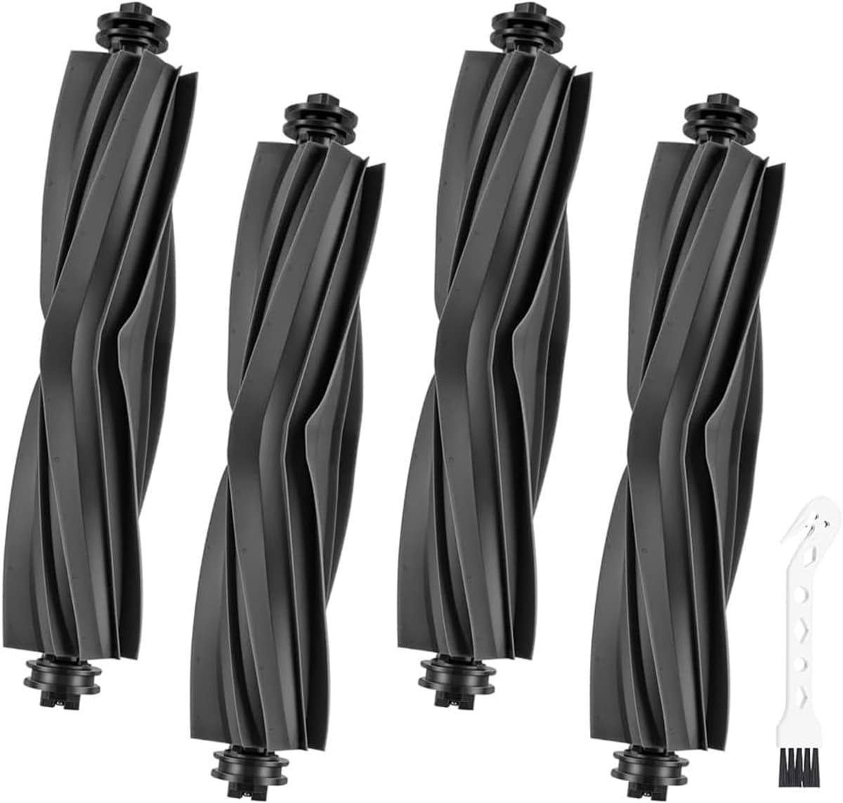 Set van 4 borstelkoppen Geschikt voor de Dreame L10s Pro Ultra Heat robotstofzuiger, inclusief 1 kleine borstel. — afbeelding 1