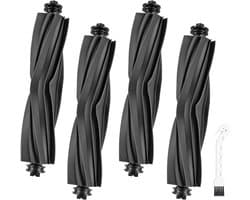 Set van 4 borstelkoppen Geschikt voor de Dreame L10s Pro Ultra Heat robotstofzuiger, inclusief 1 kleine borstel.