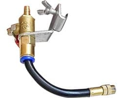 Stofverwijderaar Watersproeier - Snijmachine Vernevelaar - Stofbeheersing Bouw - Flexibele Aluminium Buis - 17.7 cm Lengte - Metaal