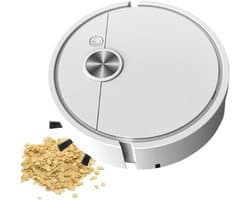 Tafelstofzuiger Robot - Kruimelzuiger Bureau - Bureau Schoonhouden - Intelligente Navigatie - 27.5 cm Lengte - Wit