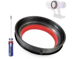 Dailygoods- Afdichtring V12 Slim - Vervangstuk voor Dyson V12 Detect Slim - Stofreservoir afdichtingsring - Inclusief Torx-schroevendraaier - Hoogwaardig rubbermateriaal - Eenvoudige installatie - Stofzuigeronderdeel